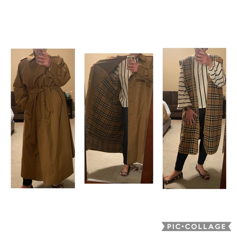 Authentic Burberry trench coat plus size 🧥